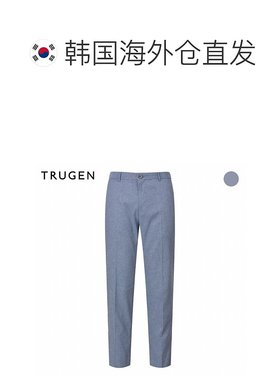 韩国直邮Trugen 棉裤 [TRUGEN] 微型 搭色 配色 日常 灰色 裤子 (