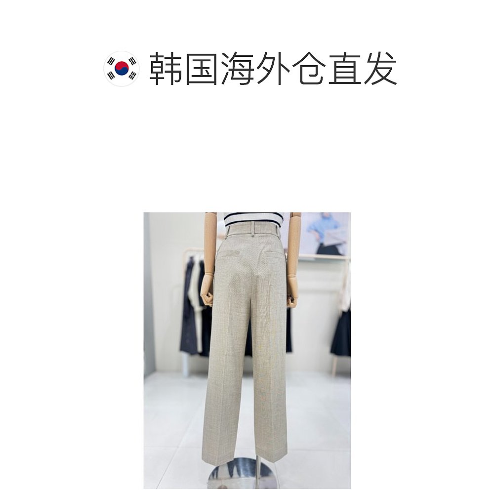 韩国直邮JJ JIGOTT [釜山] [JJGOTT] 隐藏式纽扣直筒裤 GR5M0SLT2 - 图1