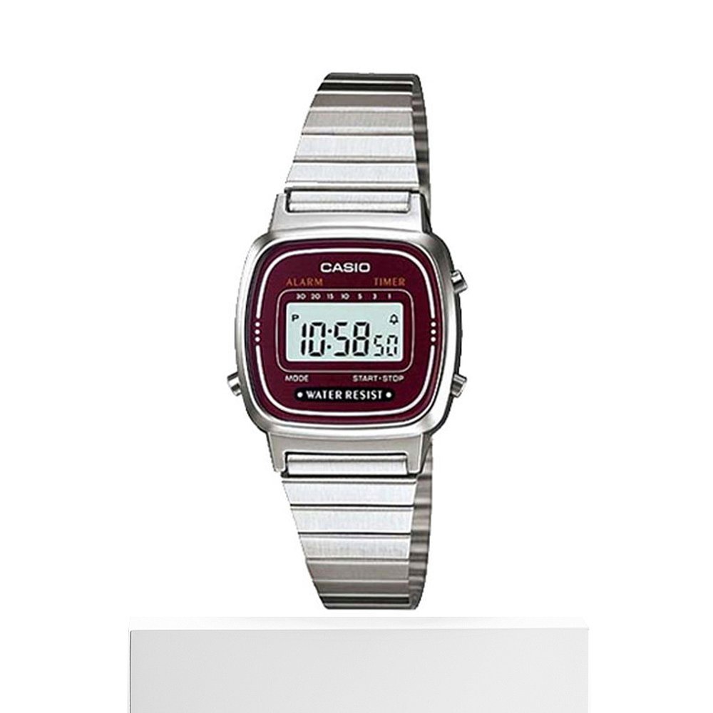 韩国直邮Casio怀表[CASIO]手表 LA-670WA-4D金属电子女士时-图3