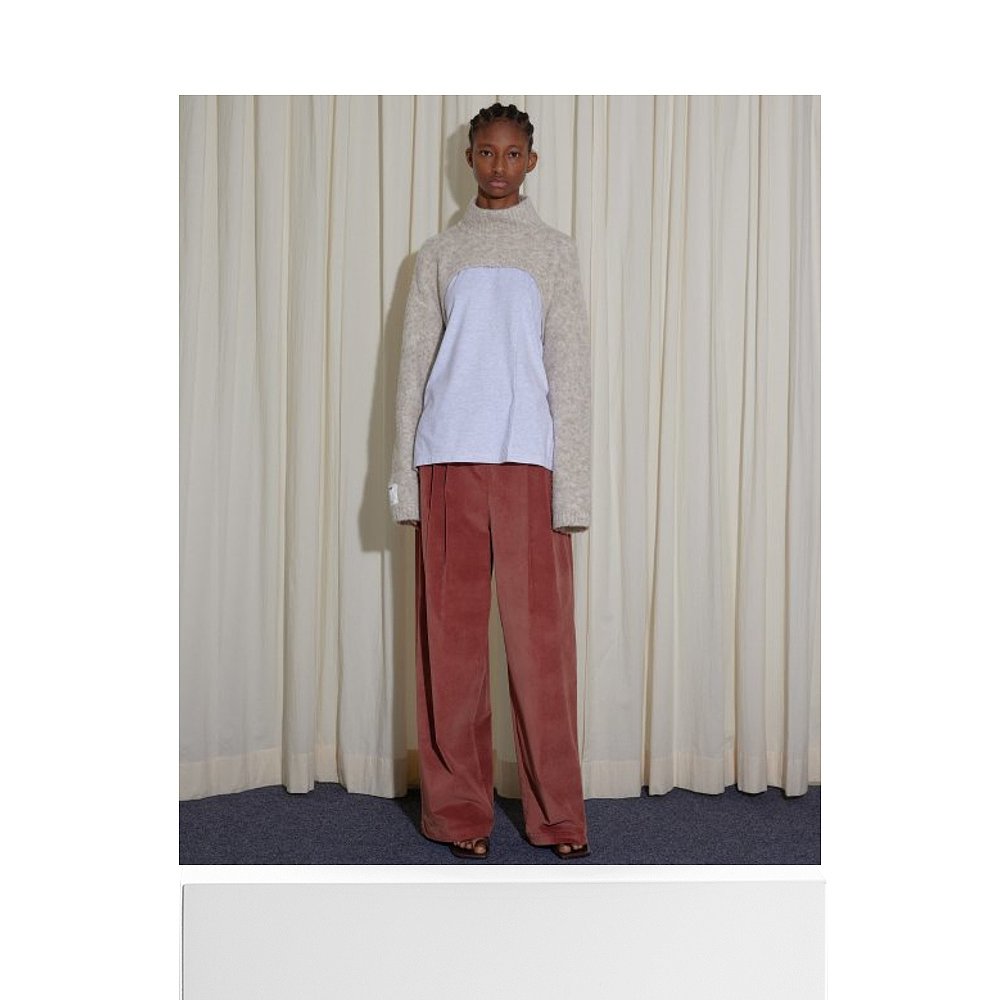 韩国直邮EN OR 女士毛针织衫BCWTKN002IV HIGH NECK CROPPED BOLER - 图3