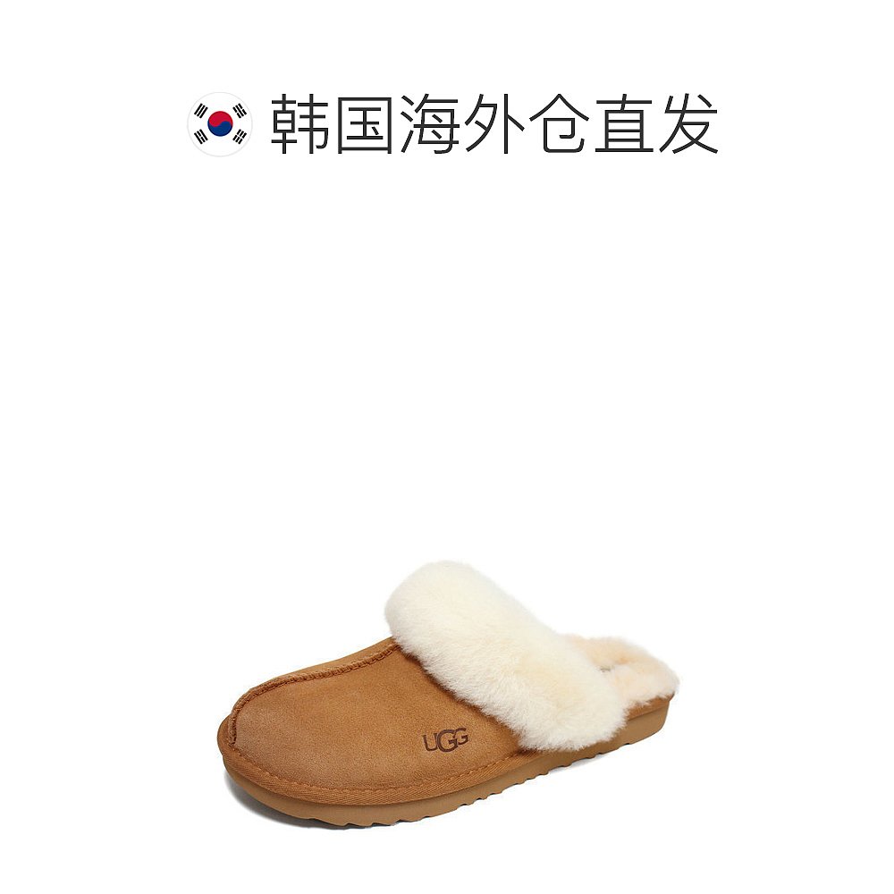 韩国直邮UGG 其他拖鞋 美國/UGG/UGG/女/毛拖鞋/抓毛/麂皮/101906 - 图1