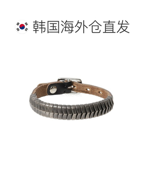 韩国直邮OUR LEGACY SPINE 手镯 黑色 Chromexcel 皮革 (A2268SBC
