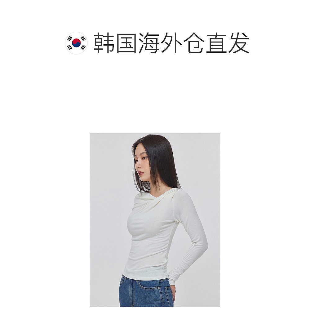韩国直邮topgirl 少女 上装T恤长袖上衣 - 图1