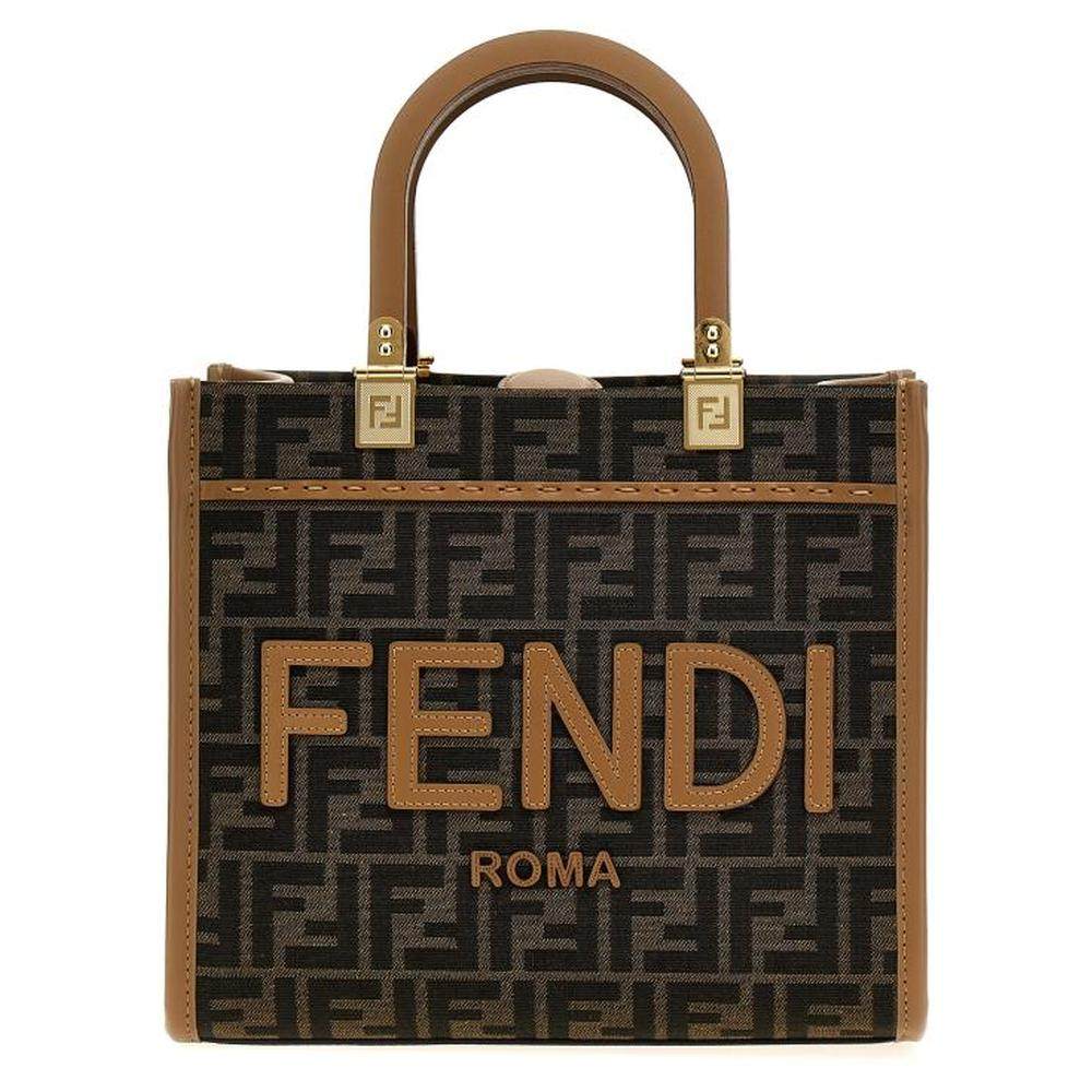 韩国直邮Fendi 托特包 8BH394ALVYF1GE3 棕色手提包单肩包,淘宝优惠券,粉丝福利购,淘宝优惠卷