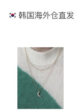 韩国直邮Rita Monica 项链301495229 Moon Layered Necklace