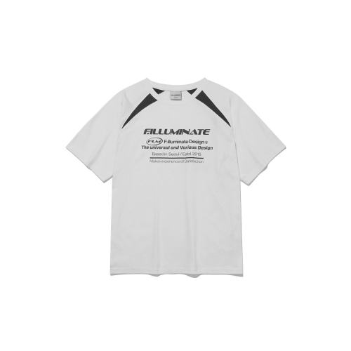 韩国直邮FILLUMINATE公用T恤FLM Logo Block T-Shirt-Grey-图0