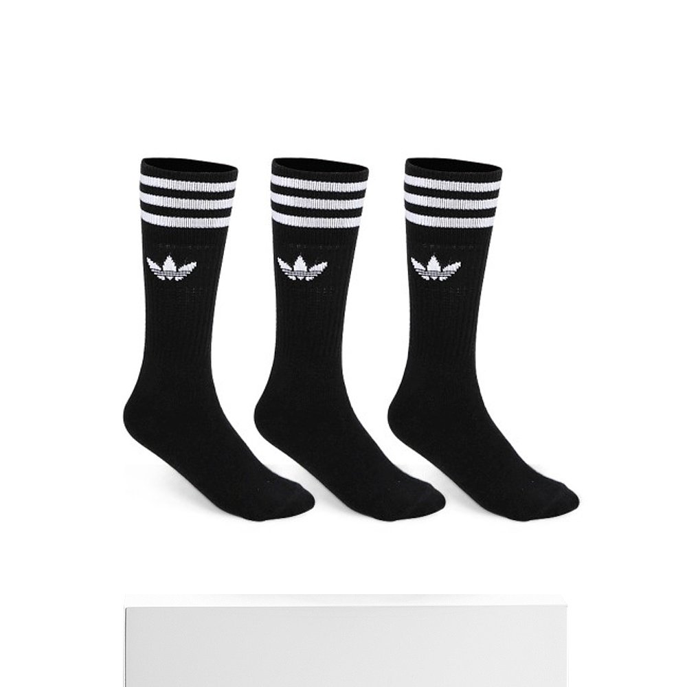 韩国直邮[Adidas] 单色 宽腿 袜子 S21490 运动袜子 - 图3