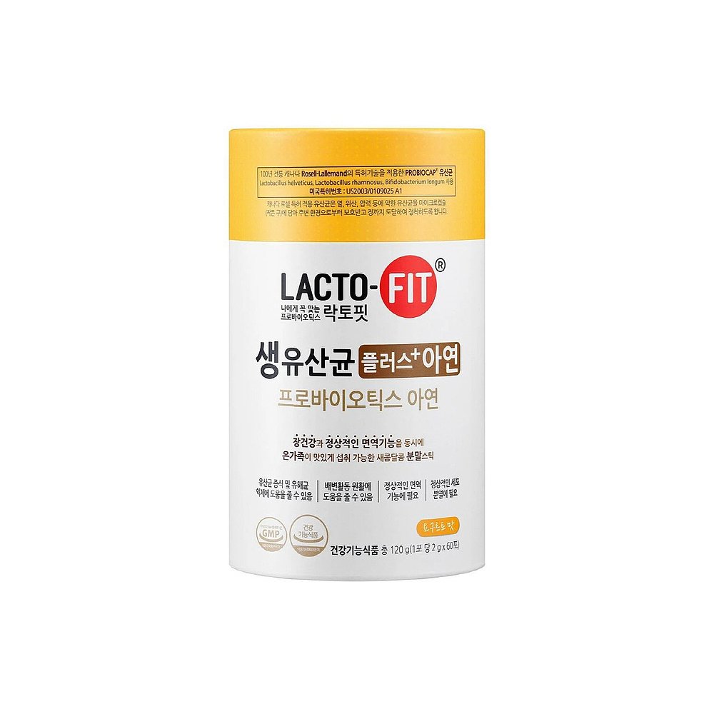 韩国直邮钟根堂LACTOFIT乐多飞乳酸菌益生菌+锌增强发育实惠装 - 图0