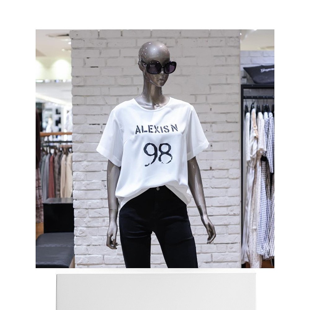 韩国直邮[JESSI NEWYORK] [Jesse New York] Ivory Lettering T-s - 图3