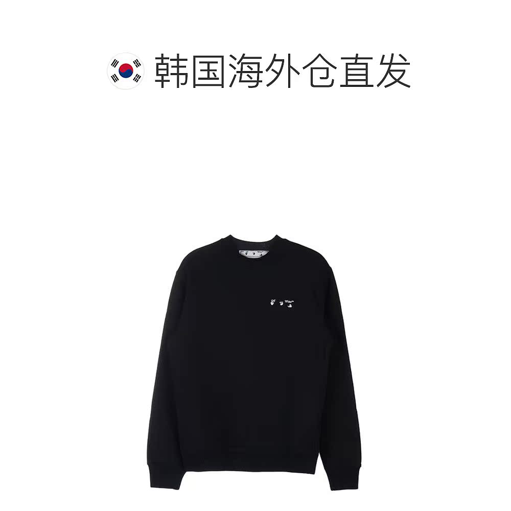 韩国直邮[offwhite] OMBA057C99FLE0121001 时尚印花圆领毛衣 - 图1