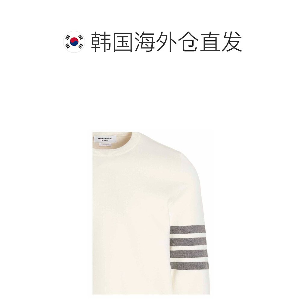 韩国直邮THOM BROWNE24SS针织开衫男MKA202A00219100White - 图1