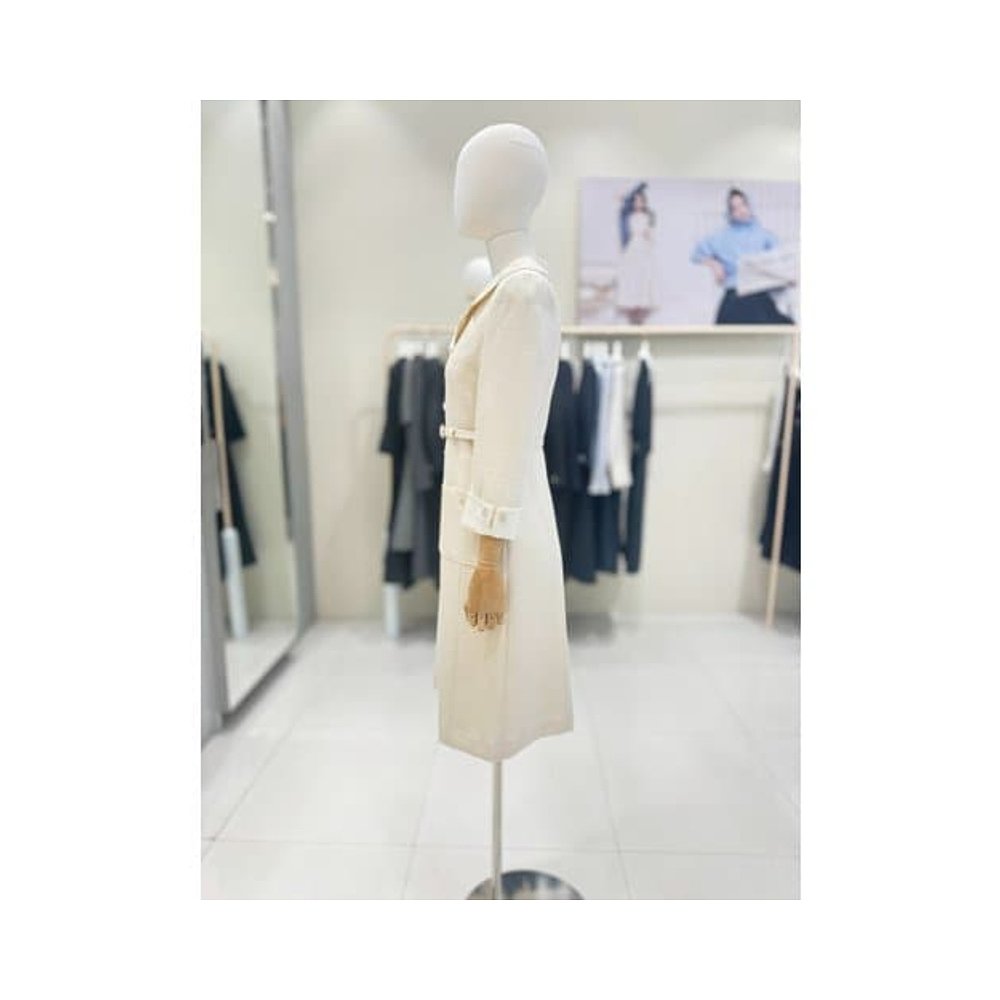 韩国直邮JJ JIGOTT [釜山] [JJGOTT] 袖口彩色纽扣装饰连衣裙 GP4 - 图0