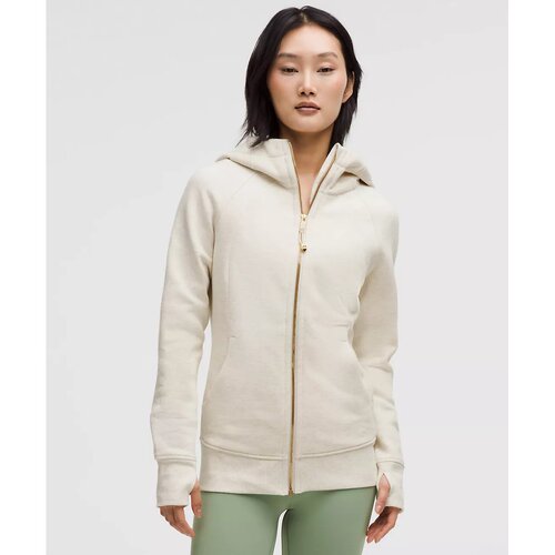 自营 lululemon露露乐蒙Scuba Scuba Full-Zip Hoodie混色浅象牙0 - 图0
