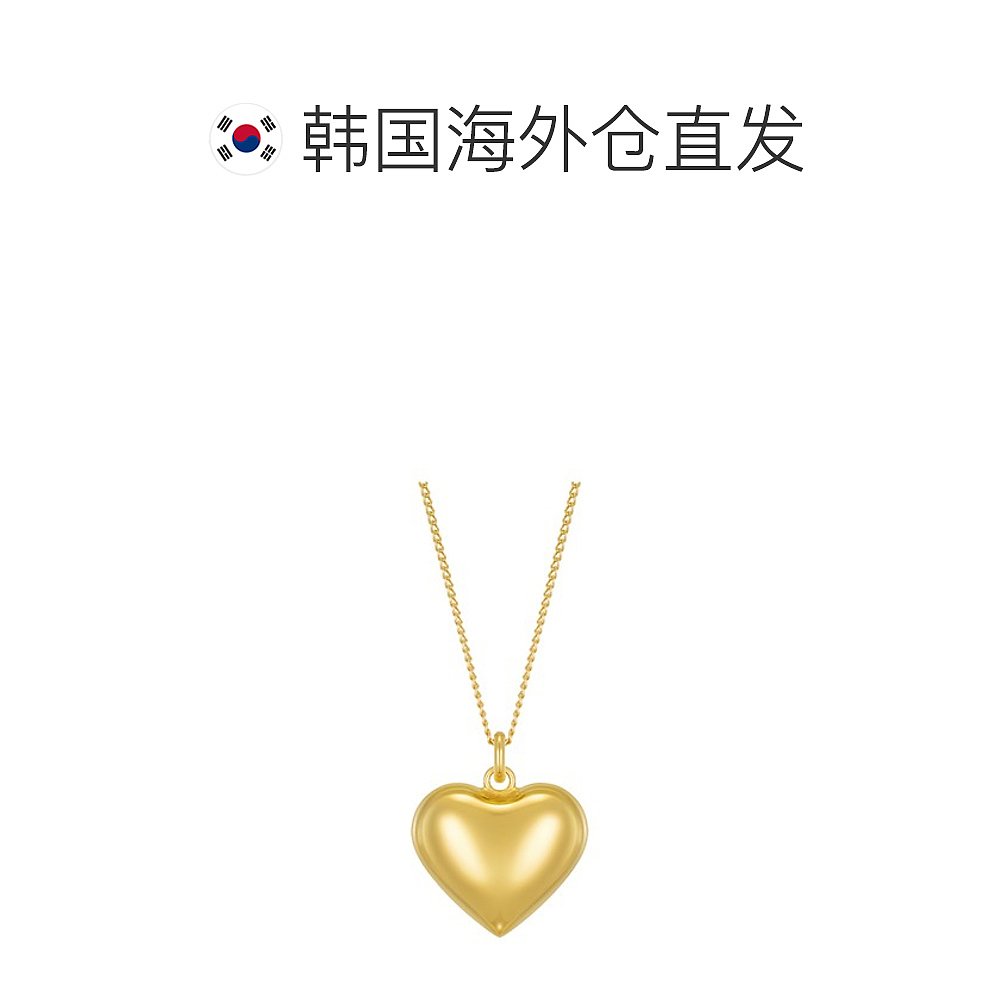 韩国直邮HEI 男女通用 项链爆款爱心设计金色设计师 - 图1