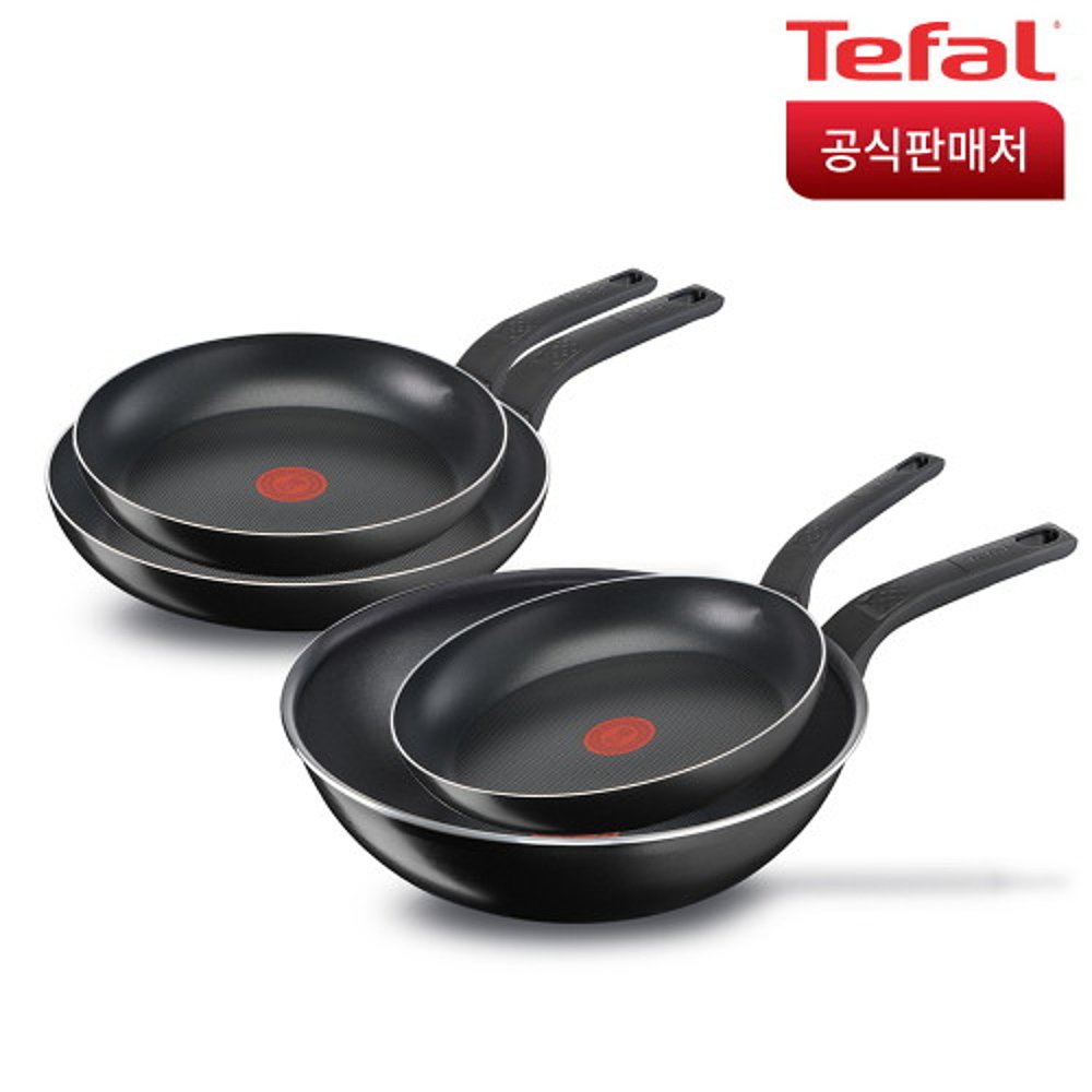 韩国直邮[tefal] Tefal简约清洁4种套装(平底锅24+26+28+Work28)-图2