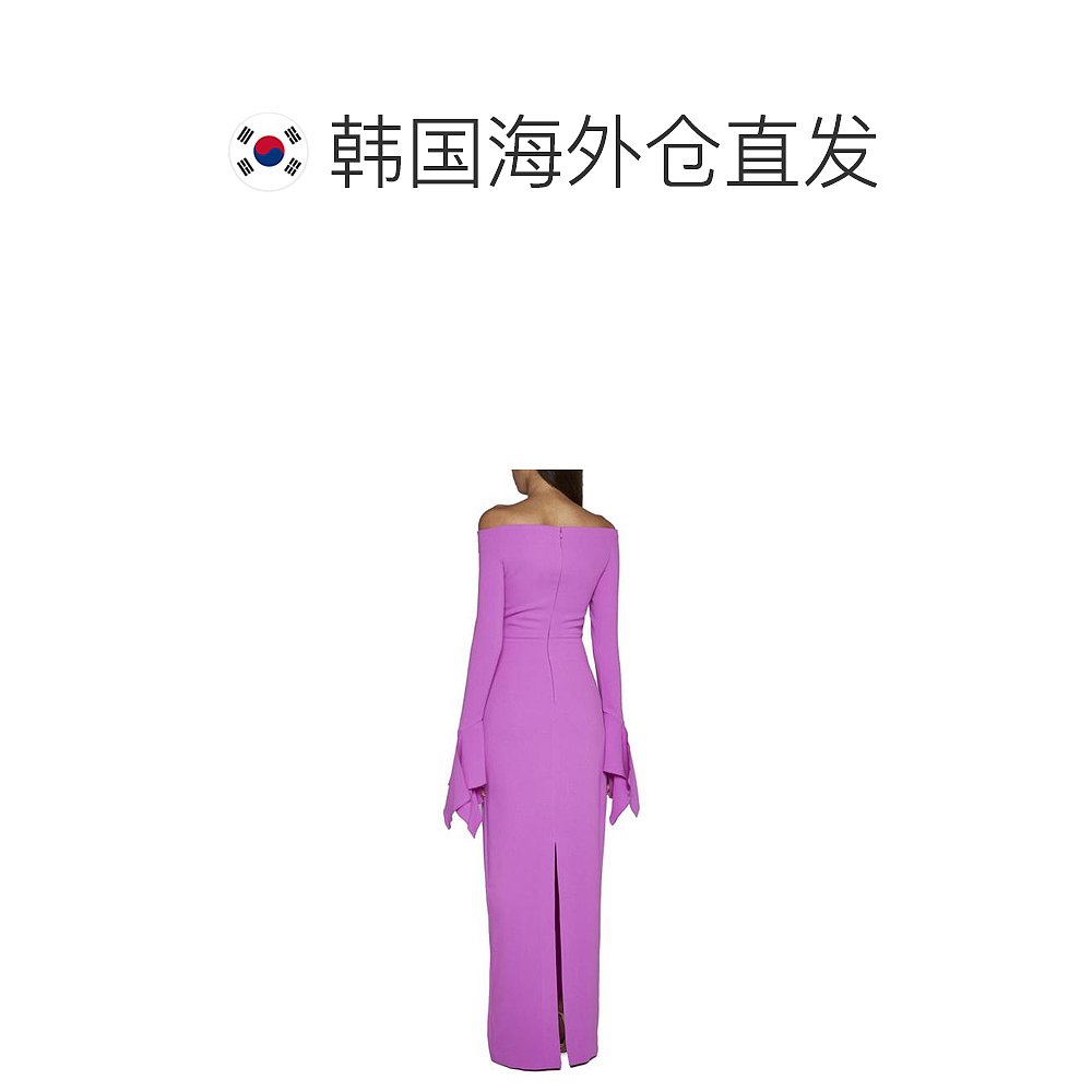 韩国直邮SOLACE LONDON24SS中长连衣裙女OS38010 PINK-图1