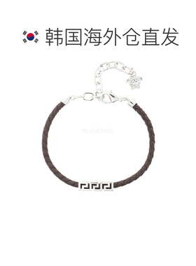 韩国直邮VERSACE Greca 皮革手链 (1022792 1A00637 1NB2P) 时尚