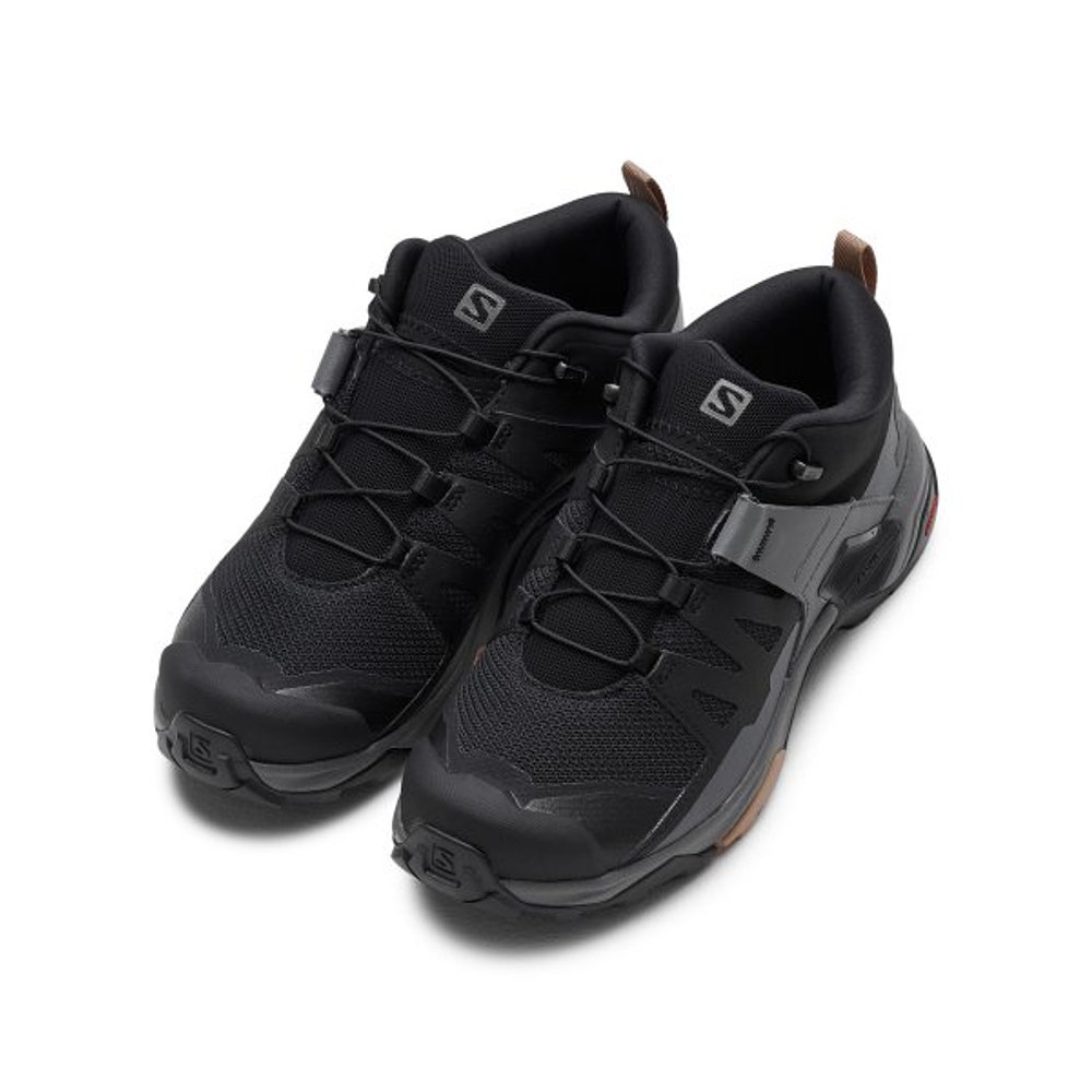 韩国直邮SALOMON  女士登山鞋X ULTRA 4 W - BLACK/QUIET SHADE/SI - 图2