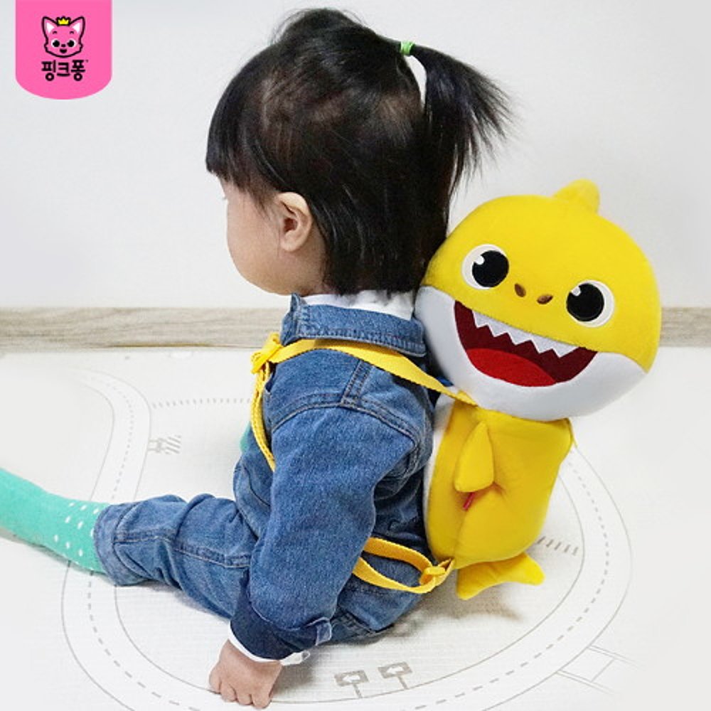 韩国直邮[We Zone] Pinkfong Baby Shark Stuffed Backpack (WP-B - 图2