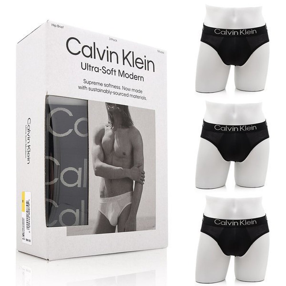 韩国直邮Calvin Klein 卫裤 男装 莫代尔 三角裤 NB3186 900 3PAC - 图2