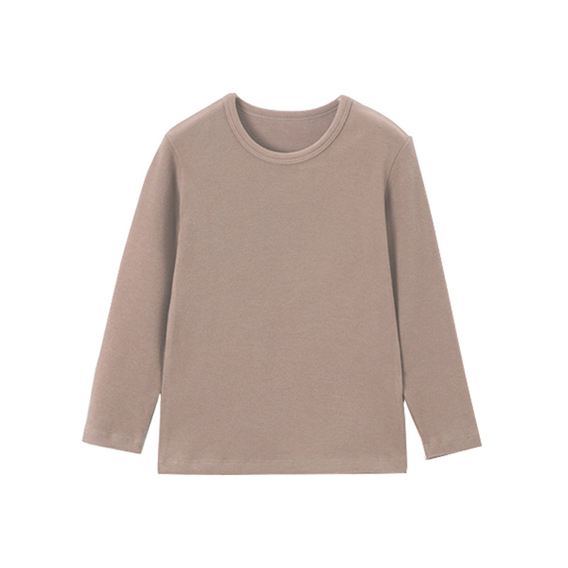 儿童秋冬保暖上衣男女童长袖T恤内衣宝宝白黑色德绒圆领打底衫a类,淘宝优惠券,粉丝福利购,淘宝优惠卷