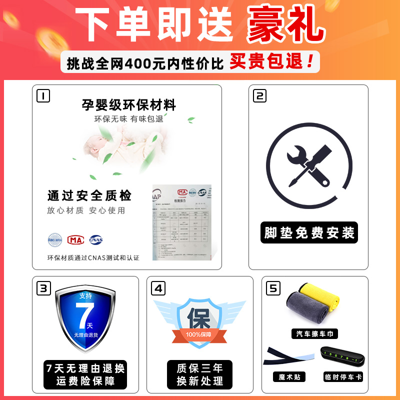 适用 汉兰达脚垫09-2023款丰田老款七7座5专用全包围汽车地毯18大 - 图3