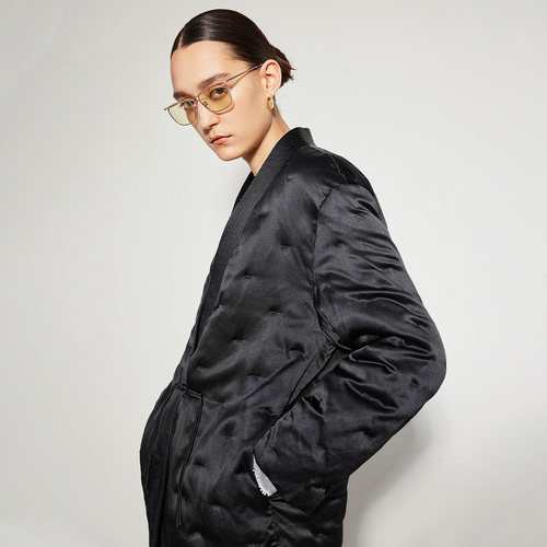 【播奥莱】播 bo 商场同款新中式秋新V领羽绒服BDR3RD2137 - 图0