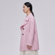 播春新品商场同款宽松一手长A型个性偏门襟毛呢大衣女BDQ1AD0642