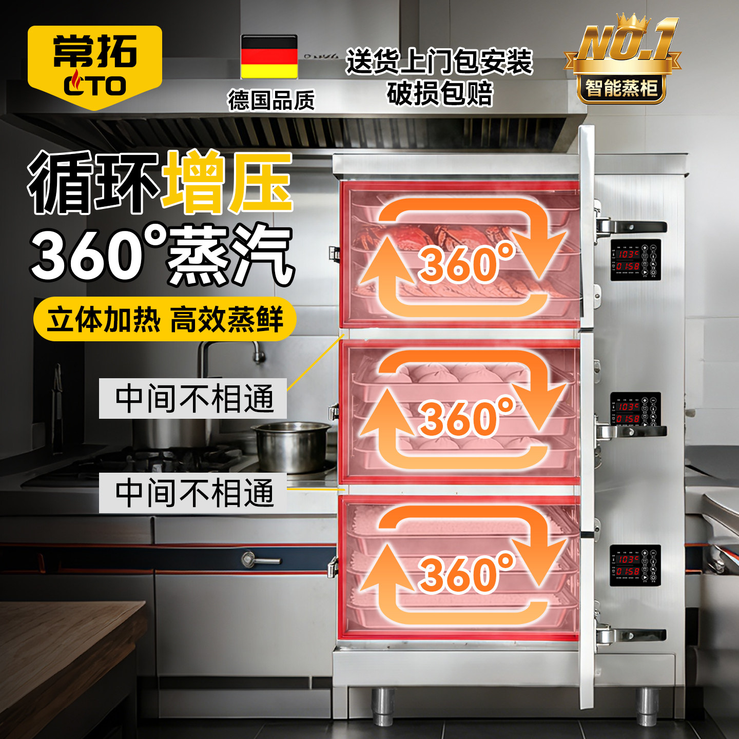 蒸箱商用电厨房专用蒸炉蒸柜蒸汽炉新型海鲜蒸柜燃气蒸汤炖盅机,淘宝优惠券,粉丝福利购,淘宝优惠卷