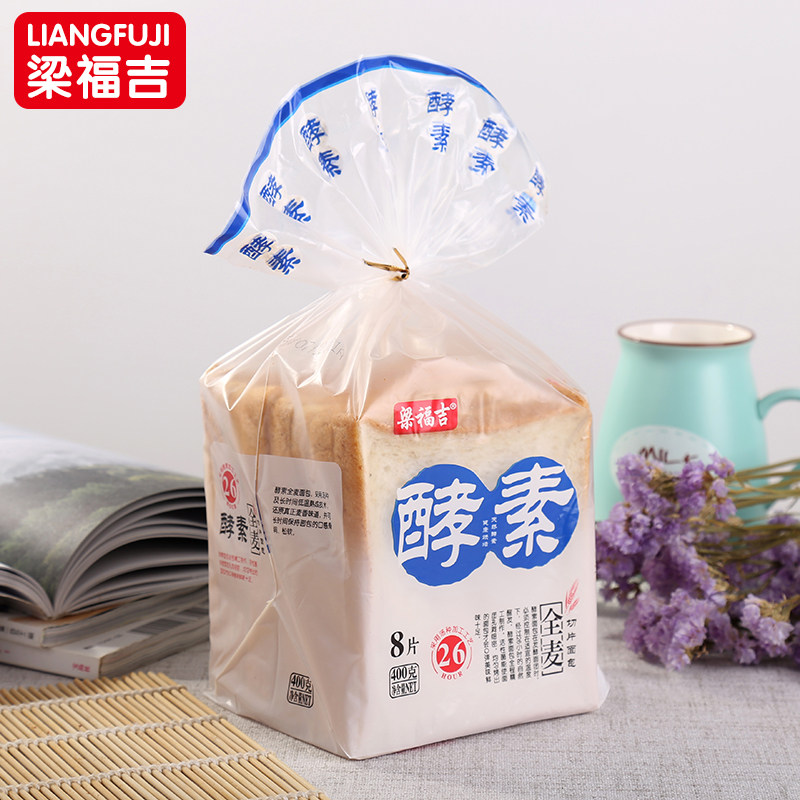 梁福吉全麦酵素面包切片代餐酵母 梁福吉食品西式糕点