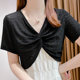 Wenxian commuter ຕາຫນ່າງ lace top