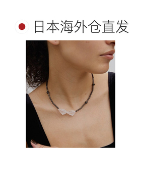 1h可退 日本直邮AMERI 女士 冰川灵感 黑色镀层项链 022521595105