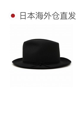 日本直邮STETSON 中折帽 礼帽 海狸毛毡 日本制 墨黑 男士 中老年