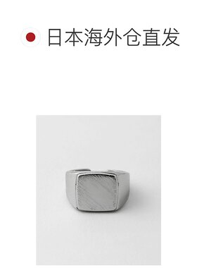 1h可退 日本直邮SOCCE 男女同款 真银质感 宽边圆角 戒指 soc2504