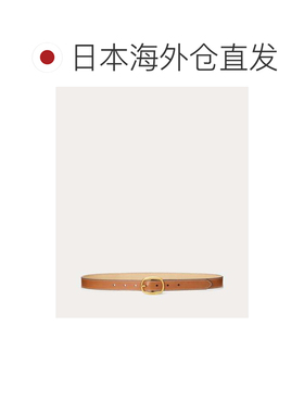 日本直邮 Oval Buckle 椭圆形扣头皮革紧身腰带搭扣
