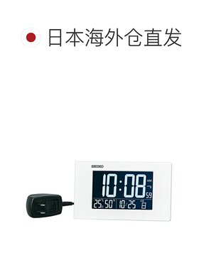 日本直邮SEIKO DL215W 白色 收音机闹钟 数显 DL215W