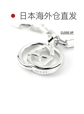 日本直邮GUCCI手链 男士品牌互扣式 G XL 链条 银色 925 295711 J