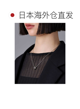 日本直邮LION HEART 男女同款 锚链双环项链 医用级316L不锈钢防