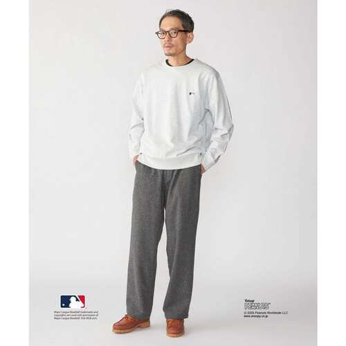 日本直邮SHIPS VINTAGE PEANUTS MLB 卫衣 浅灰色 - 图0