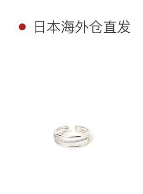 1h可退 日本直邮B:MING by BEAMS 女士 纤细线条戒指 单戴三连指