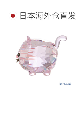 日本直邮Swarovski胖猫粉红猫/猫 SW5658317 23AW Swarovski动物