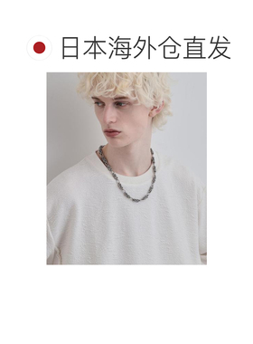 日本直邮tk.TAKEO KIKUCHI 男士 不锈钢项链 立体编织设计 adjust