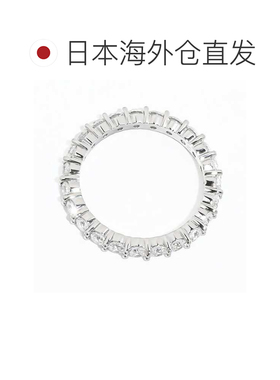 日本直邮SWAROVSKI Matrix Vittore 系列 9号圆形切割戒指 570560