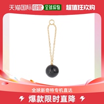 Day Tide Running Leg COCOSHINIK Silver Plated Colorful Gem (onyx Manau) Ear Bone Clip Pendant