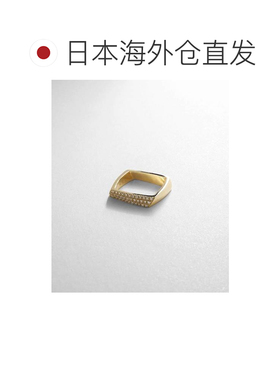 日潮跑腿COCOSHNIK 18K金 钻石方形戒指 06精致配饰