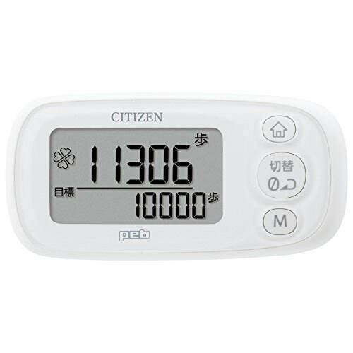 【日本直邮】Citizen西铁城计步器纯白色TWT512-WH精准测量小巧易 - 图0