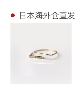 1h可退 日本直邮cui-cui 世界小钻石 戒指 K10YG 黄金 7号 756364