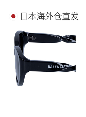 日本直邮BALENCIAGA 女士太阳镜 BB0209SA 001 55 黑色 黑灰色 太