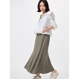 日潮跑腿UNIQLO优衣库 短款半身长裙半身裙A字裙包臀裙 485680