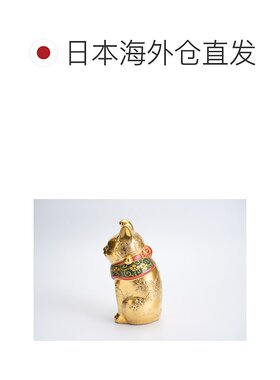 日本直邮九谷烧礼品包装7.5号招财猫金架子摆件招财猫招财猫人气